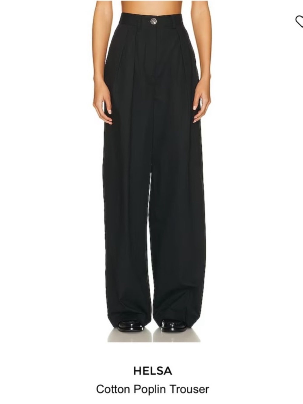 Helsa Cotton Poplin Trouser